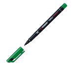 Pennarello OHPen universal permanente 843 - punta media 1 mm - verde - Stabilo