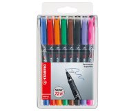 Pennarello OHPen universal permanente 841 - punta superfine 0,4 mm - colori assortiti - Stabilo - conf. 8 pezzi