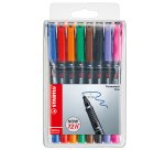 Pennarello OHPen universal permanente 842  - punta fine 0,7 mm - colori assortiti - Stabilo - conf. 8 pezzi