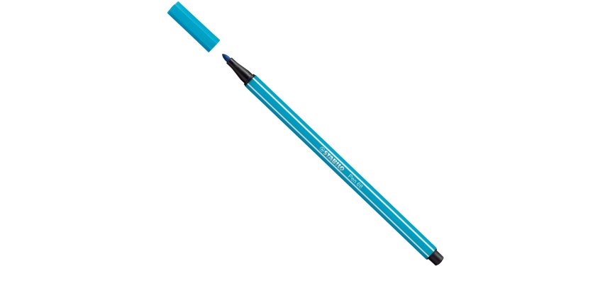 Pennarello Pen 68 - blu chiaro 31 - Stabilo
