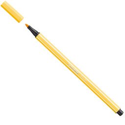 En_rotulador stabilo acuarelable pen 68 amarillo limon punta gruesa 1mm