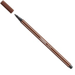 En_rotulador stabilo acuarelable pen 68 marron punta gruesa 1mm