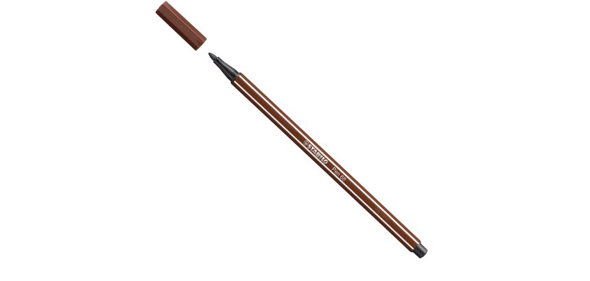 Pennarello Pen 68 - marrone 45 - Stabilo
