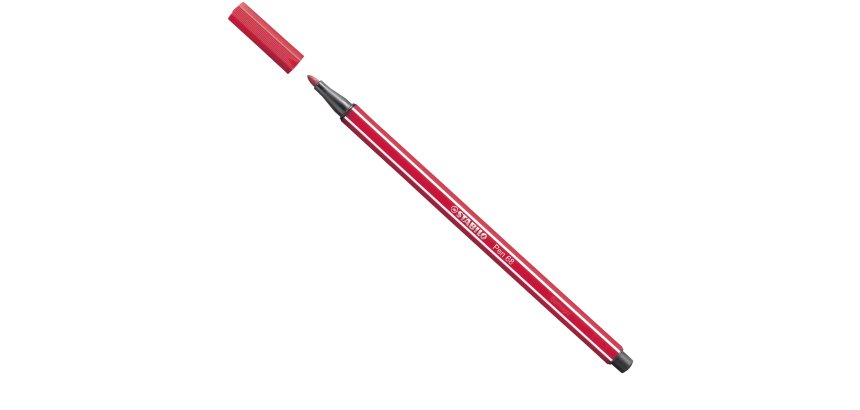 Pennarello Pen 68 - rosso scuro 50 - Stabilo