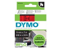 Nastro D1 standard 409170 - 9 mm x 7 mt - PL - nero/rosso - Dymo