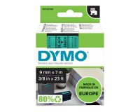 Nastro D1 standard 409190 - 9 mm x 7 mt - PL - nero/verde - Dymo