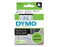 Nastro D1 standard 450140 - 12 mm x 7 mt - PL - blu/bianco - Dymo