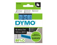 Nastro D1 standard 450160 - 12 mm x 7 mt - PL - nero/blu - Dymo