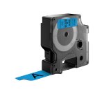 Nastro D1 standard 458060 - 19 mm x 7 mt - PL - nero/blu - Dymo
