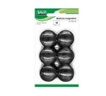 Bottoni magnetici - diametro 4 cm - nero - Lebez - conf. 12 pezzi