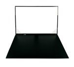 Sottomani doppio in similpelle - nero - 48 x 32 cm - City Time