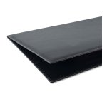 Sottomani doppio in similpelle - nero - 48 x 32 cm - City Time