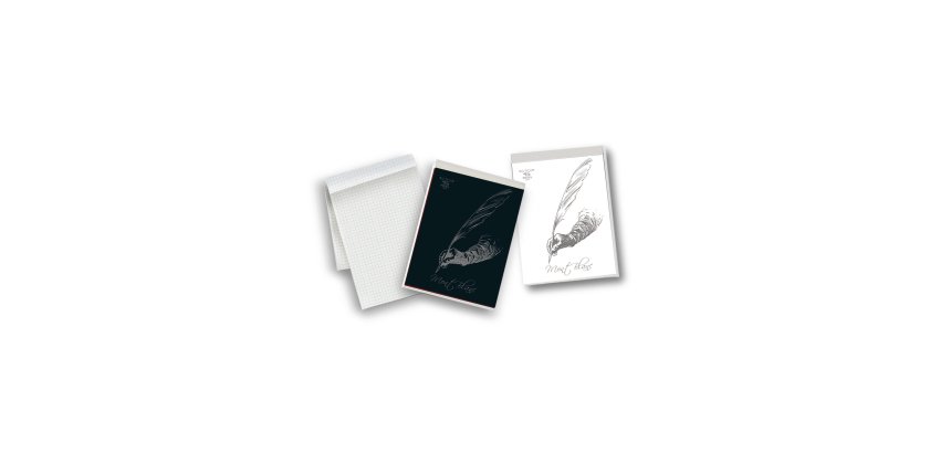 Blocco Montblanc - A5 - 60 gr - 70 fogli - 1 rigo - Pigna
