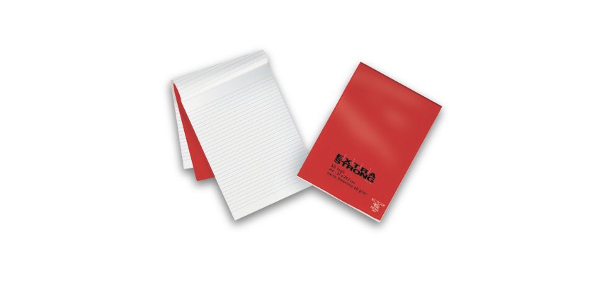 Blocco Extra Strong - A4 - 60 gr - 50 fogli - 1 rigo - Pigna