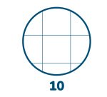 Ricambi forati Quaxima - A4 - 10 mm - 80 gr - Pigna - conf. 40 pezzi