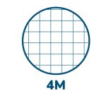 Maxiquaderno Monocromo - A4 - 4mm - 60 fogli - 80 gr - cartonato - Pigna