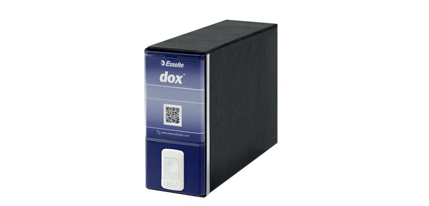 Registratore Dox 3 -  dorso 8 cm - memorandum 23 x 18 cm - blu - Esselte Dox