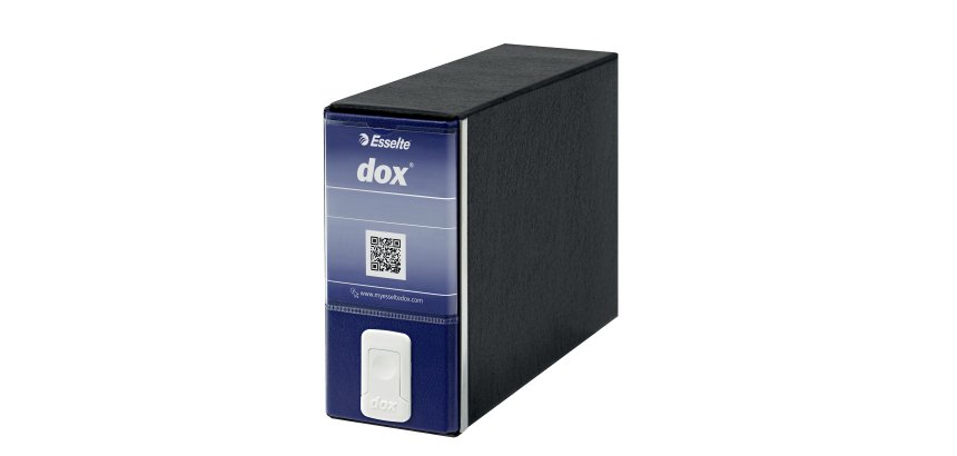 Registratore Dox 3 -  dorso 8 cm - memorandum 23 x 18 cm - blu - Esselte Dox