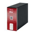 Registratore Dox 3 - dorso 8 cm - memorandum 23 x 18 cm - rosso - Esselte Dox