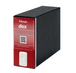 Registratore Dox 3 - dorso 8 cm - memorandum 23 x 18 cm - rosso - Esselte Dox