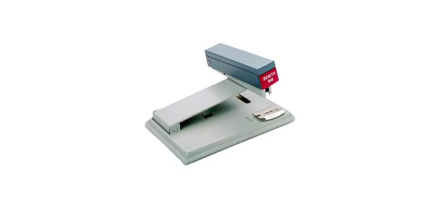 Cucitrice da tavolo Zenith 502 - max 35 fogli - profondità cucitura 108 mm - grigio - Zenith