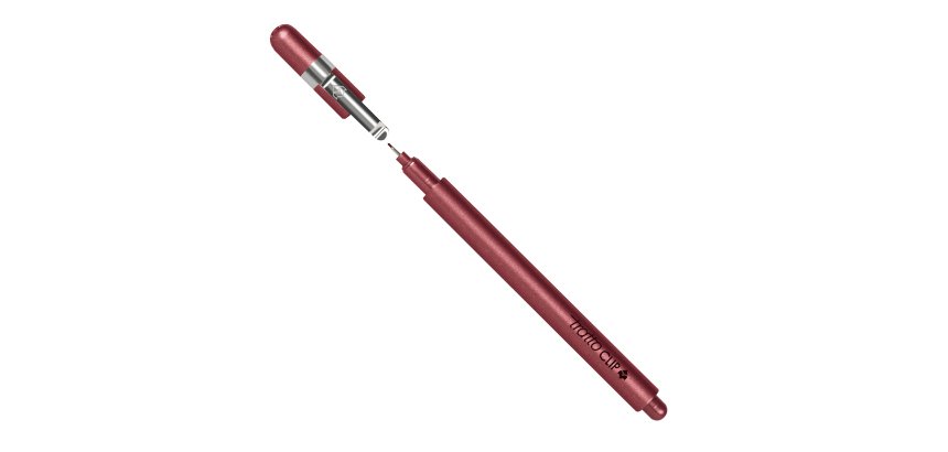 Pennarello Tratto clip - tratto 0,3 mm - rosso - Tratto