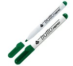 Pennarello Tratto Memo - a secco - per lavagne cancellabili - punta conica - tratto 2,5 mm - verde - Tratto