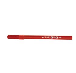 Pennarelli Office - punta feltro - punta fine - tratto 0,7 mm - rosso - Tratto - conf. 12 pezzi