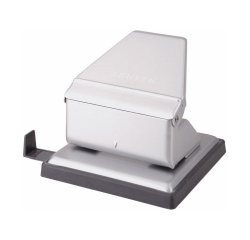 Perforatore 788 - con guida in ABS - max 15 fogli - 2 fori - passo 8 cm - alluminio - Zenith