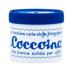 Colla in pasta - barattolo in plastica - 50 gr - bianco - Coccoina