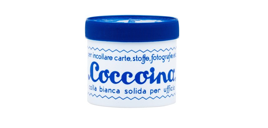 Colla in pasta - barattolo in plastica - 50 gr - bianco - Coccoina
