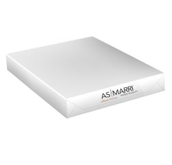 Carta PBJ.90S - per plotter inkjet - A2 - 420 x 594 mm - 90 gr - 250 fogli - opaca - bianco - As Marri