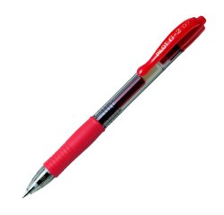 Roller gel a scatto G-2 - punta 0,7mm - rosso - Pilot