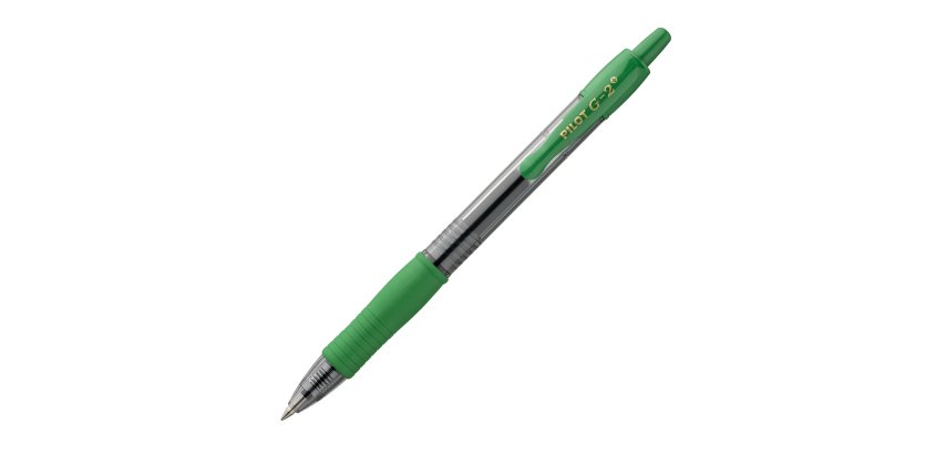 Roller gel a scatto G-2+ - punta 0,7mm - verde - Pilot