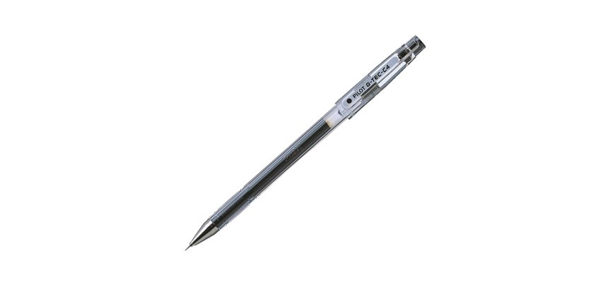 Penna a sfera Gel G Tec C4 - punta 0,4 mm - nero - Pilot