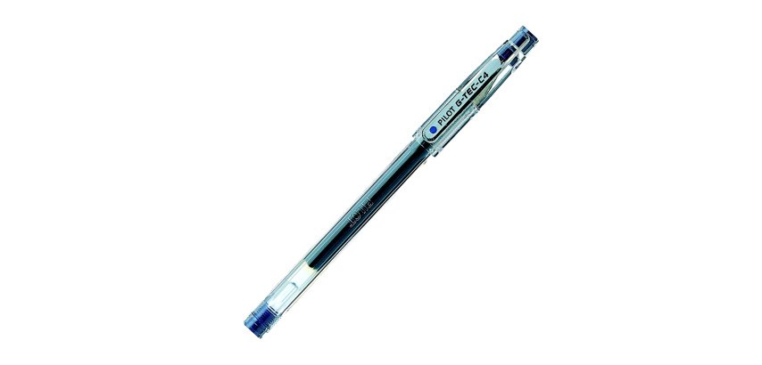 Penna a sfera Gel G Tec C4 - punta 0,4 mm - blu - Pilot