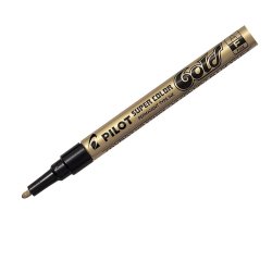 Marcatore a vernice Super Color - punta fine 3 mm - oro - Pilot