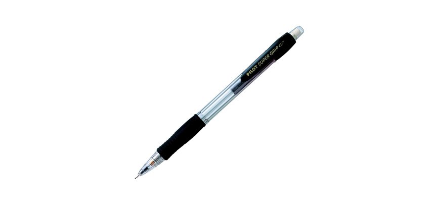 Portamine Super Grip - mina 0,7 mm - fusto nero - Pilot