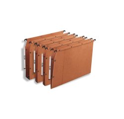 Cartella sospesa - armadio Ultimate - interasse 33 cm - fondo V - 32,5x27,5 cm - avana - Elba