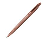 Pennarello Sign Pen S520 punta feltro - punta 2 mm - marrone - Pentel