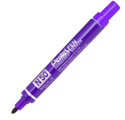 Marcatore permanente N50 - punta tonda - viola - Pentel