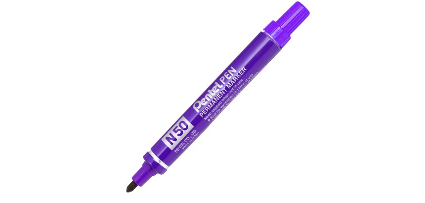 Marcatore permanente N50 - punta tonda - viola - Pentel