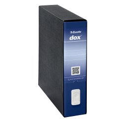 Registratore Dox 9 - dorso 8 cm - 35 x 31,5 cm - blu - Esselte Dox