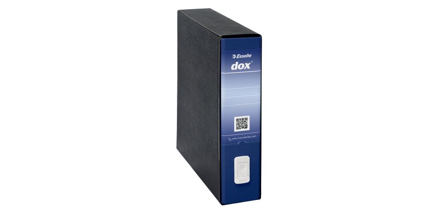 Registratore Dox 9 - dorso 8 cm - 35 x 31,5 cm - blu - Esselte Dox