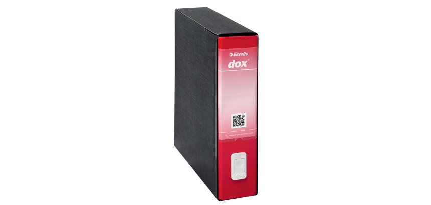 Registratore Dox 9 - dorso 8 cm - 35 x 31,5 cm - rosso - Esselte Dox