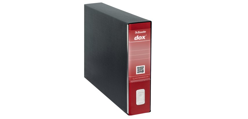 Registratore Dox 10 - dorso 8 cm - 46 x 31,5 cm - rosso - Esselte Dox
