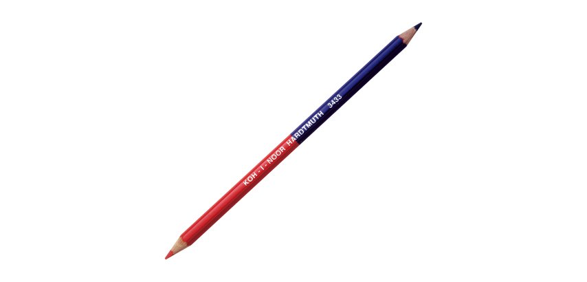 Matita bicolore sottile - rosso/blu - Koh.I.Noor - conf. 12 pezzi