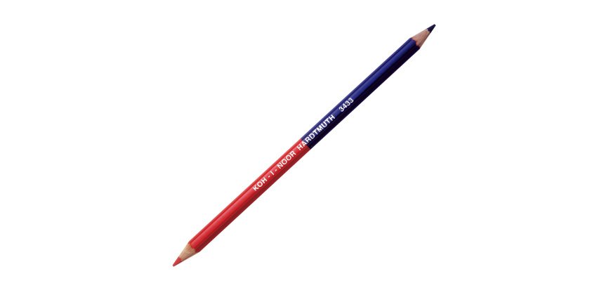 Matita bicolore sottile - rosso/blu - Koh.I.Noor - conf. 12 pezzi