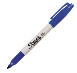 Sharpie Fine Point permanent marker Fine tip Blue