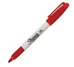 Sharpie Fine Point permanent marker Fine tip Red